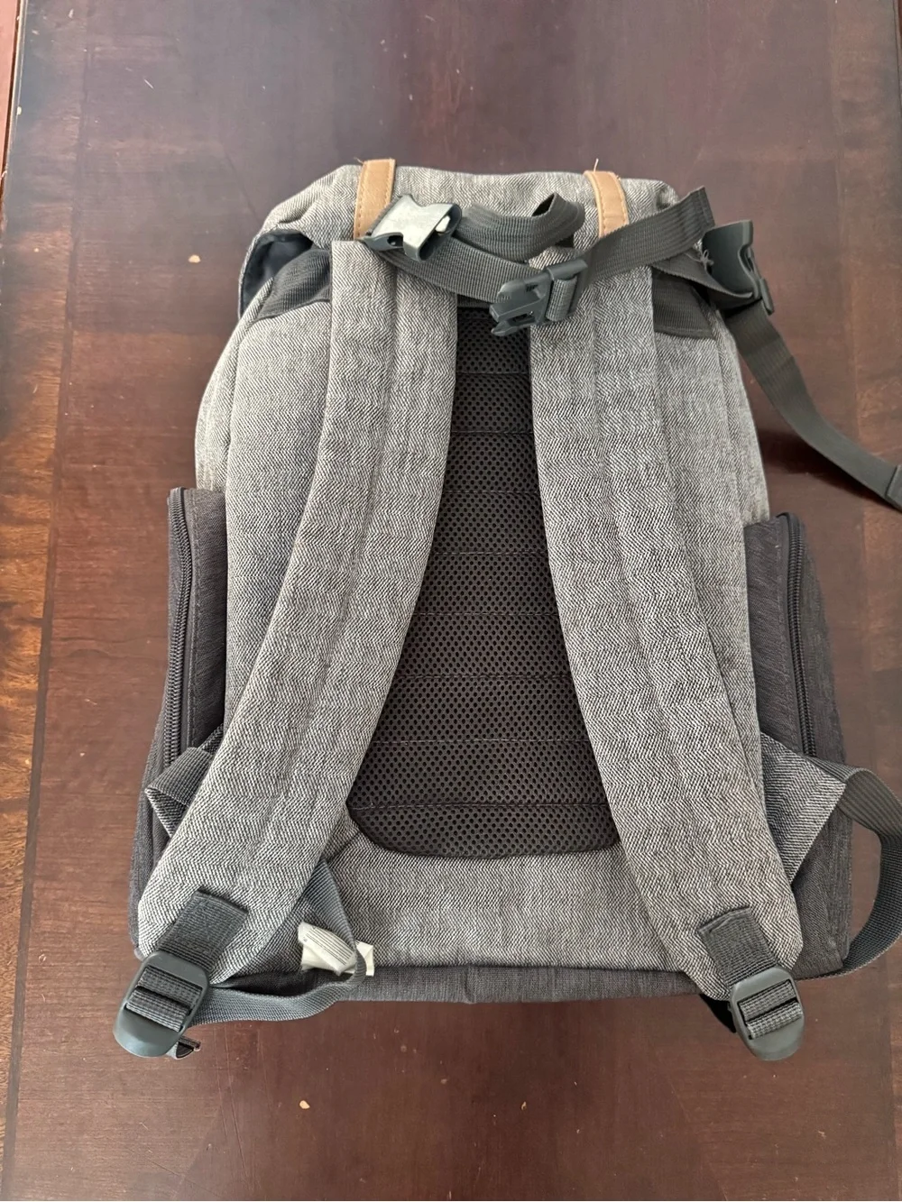 Men's Black Drawstring Backpack - Unbranded